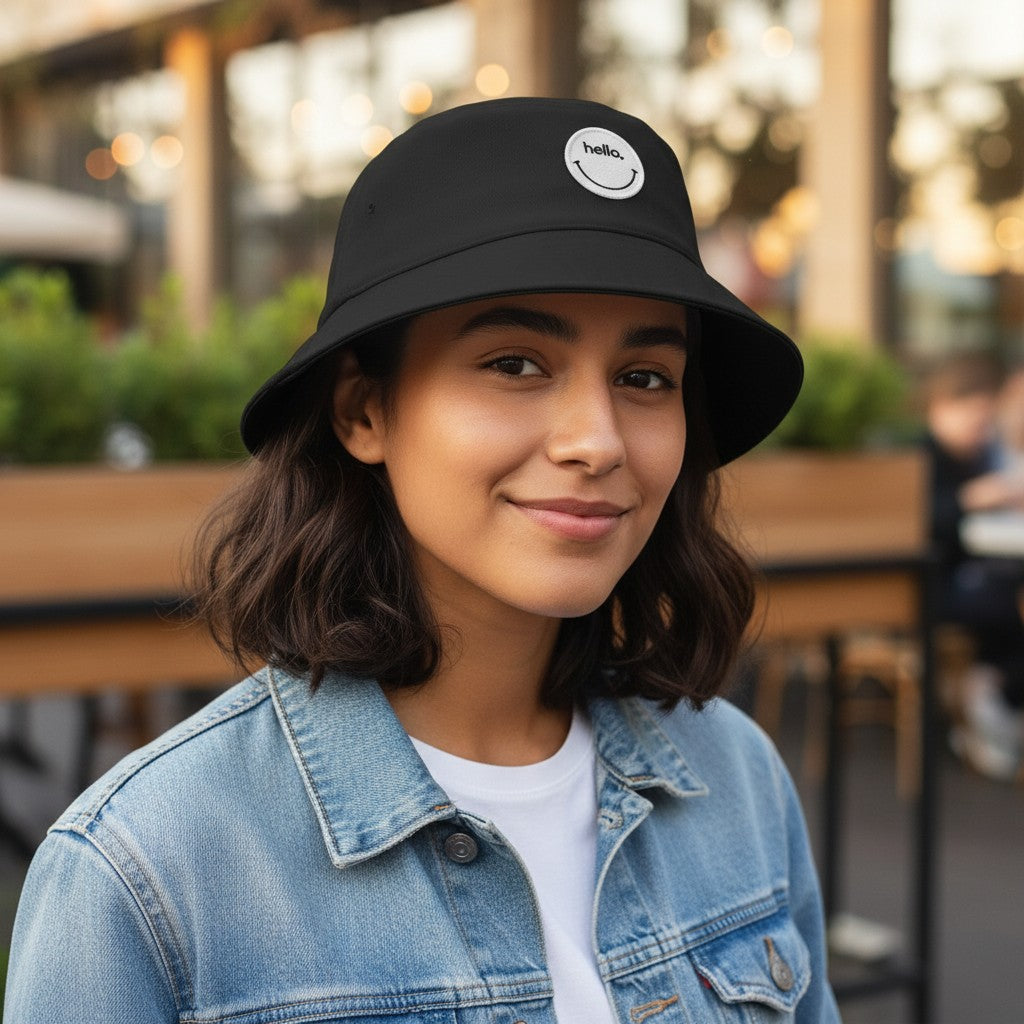 Unisex Beige Bucket Hat