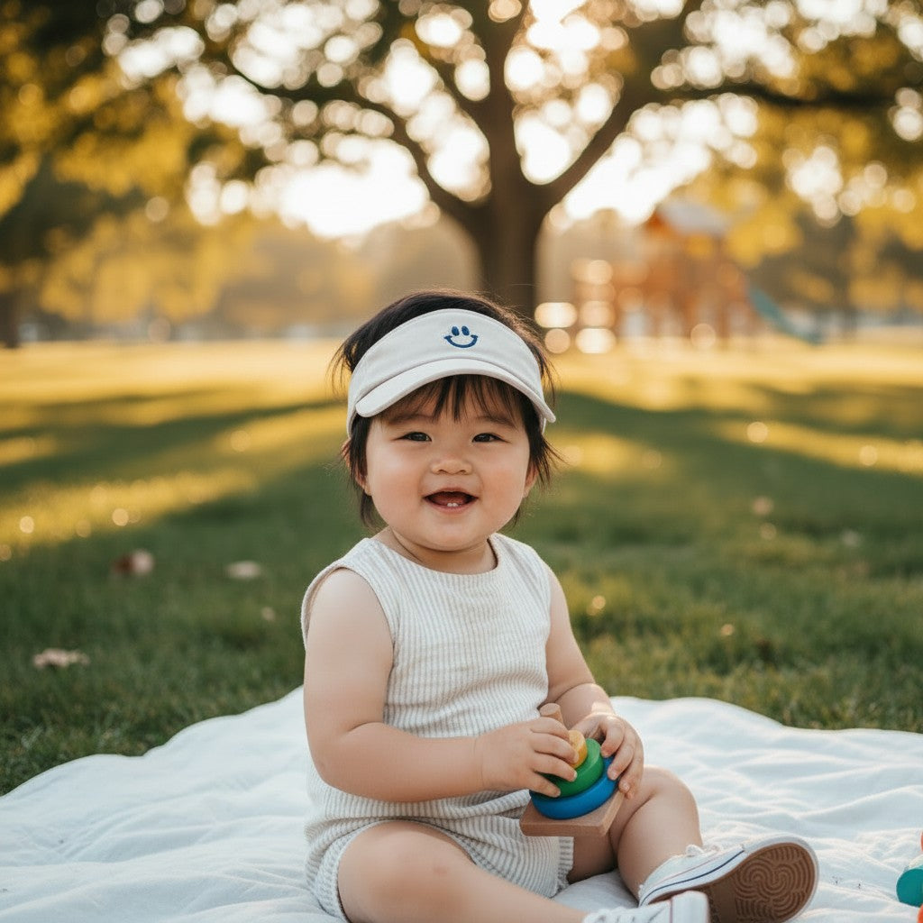 Smiley Face Visor Hat