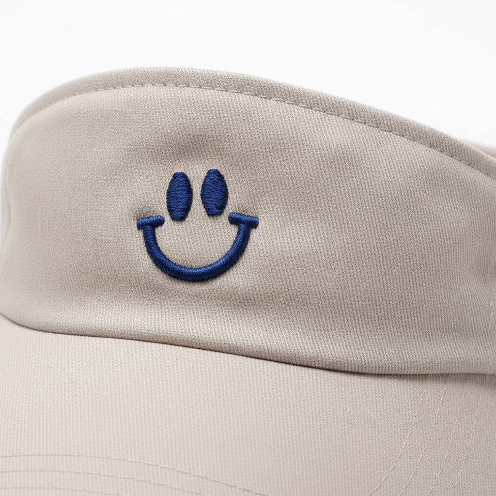Smiley Face Visor Hat