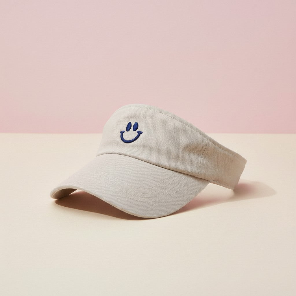 Smiley Face Visor Hat