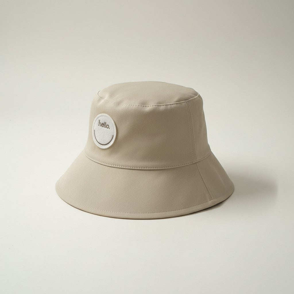 Unisex Beige Bucket Hat