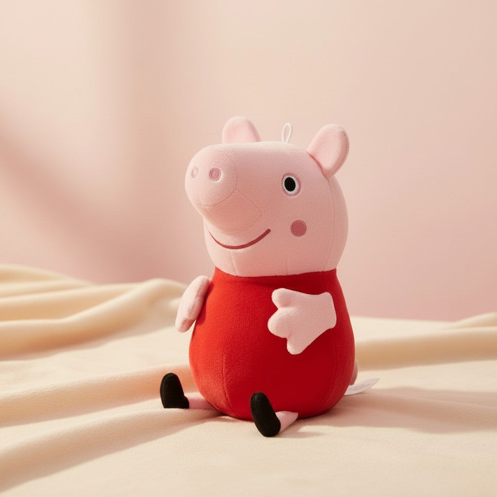 Pink Peppa Pig Plush Toy – Cute Soft Toy for Kids