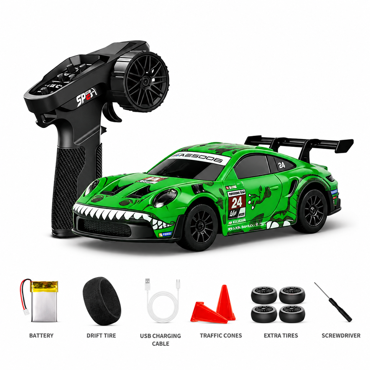 Hstar D43-01Q13 1:43 Rexy Porsche 911 4WD RC drift car