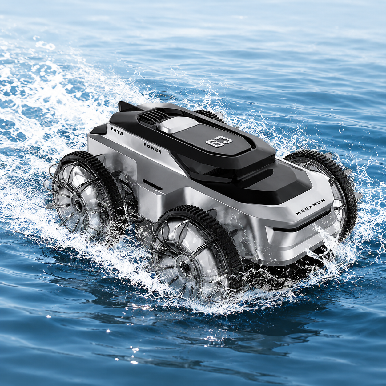 Mini Amphibious Water and Land 360 Degree Drift RC Car