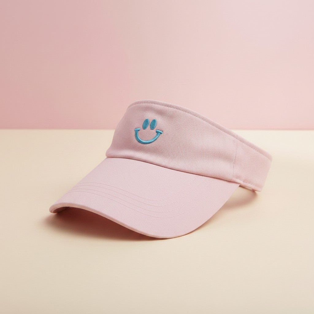 Smiley Face Visor Hat