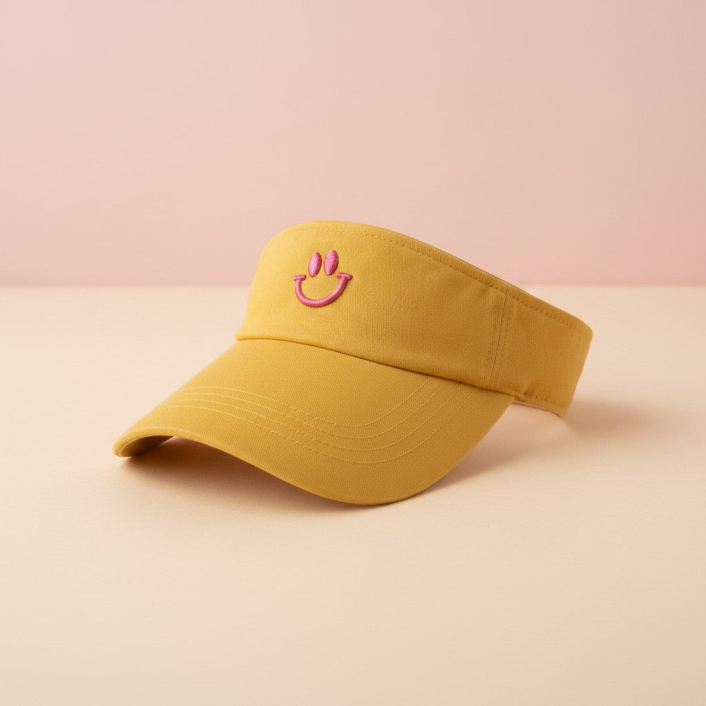Smiley Face Visor Hat