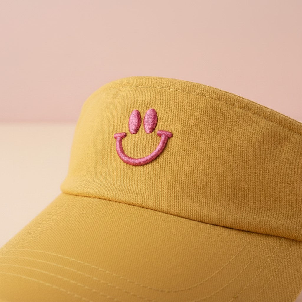 Smiley Face Visor Hat